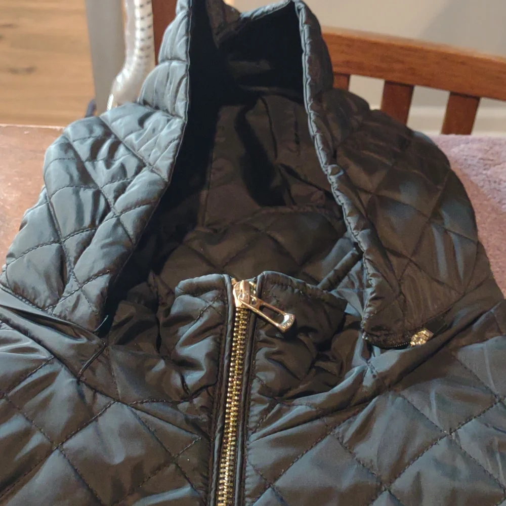 NEW Calvin Klein Women's Hooded Chevron Quilted Packable Down Jacket 3X - Picture 4 of 9
